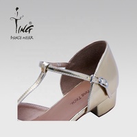 Chaussures de danse latine à talon bas personnalisées pour enfants chaussures de danse de salon pour enfants pratique porter