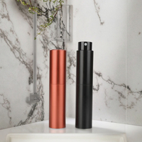 Flacon de parfum rond en verre personnalisable de haute qualité de 10 ml et 15 ml avec bouchon à vis