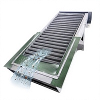 Grille de filtration des eaux usées en acier inoxydable avec moteur et écran pour abattoirs et usines agroalimentaires