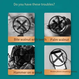 Pinza para Nueces y Avellanas, Abridor Rápido de Castañas, Herramienta de Cocina de Aleación de Aluminio - Product Image 3