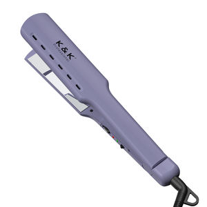 Lisseur de cheveux professionnel portable à chauffage rapide MCH, réglages de chaleur ajustables, plaque céramique pour cheveux bouclés/fins - Product Image 1