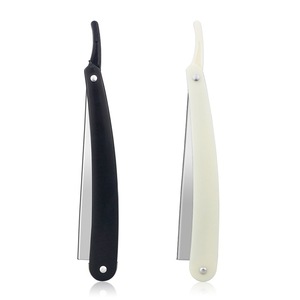 <span class=keywords><strong>Rasoio</strong></span> Classico Pieghevole da Barbiere <span class=keywords><strong>per</strong></span> la Cura Maschile, Rifinitura dei Peli del Viso, Modellatura delle <span class=keywords><strong>Sopracciglia</strong></span> e Rasatura Manuale con Lame - Product Image 2