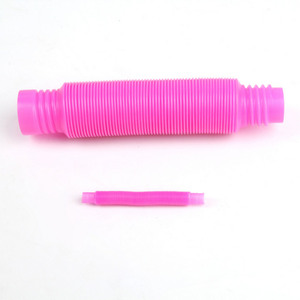 Juguete Sensorial Antiestrés de Tubo Flexible L19cm, Juguete Educativo de Plástico y Silicona Elástica que Brilla en la Oscuridad, para Edades de 8 a 13 Años, Promocional - Product Image 6
