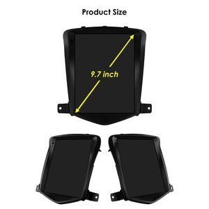 CARUPEZ Radio de Auto Android Estilo <span class=keywords><strong>Tesla</strong></span> de 9.7 Pulgadas para Chevrolet Cruze J300 2008-2012 IPS DSP GPS Cámara de Reversa CarPlay Inalámbrico - Product Image 4