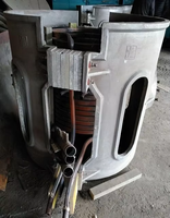 Équipement de billette de noyau de four à induction à fréquence intermédiaire de 2.5 tonnes pour la fusion de ferraille avec moteur et roulement