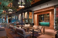 Conception d'intérieur de bar de luxe sur mesure, ensembles de meubles de bar, design de comptoir et de vitrines de bar de restaurant moderne, service tout-en-un