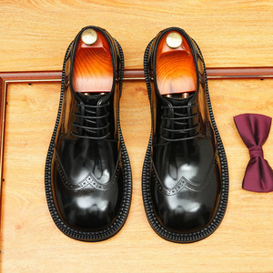 Cuir verni pour homme, style décontracté et professionnel, style britannique, multifonctionnel et assorti - Product Image 2