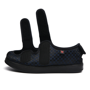 Chaussures de marche OEM/ODM pour hommes et femmes, à bout large, pour diabétiques, avec bande auto-agrippante large, chaussures décontractées pour mères - Product Image 3