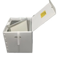 Boîte isotherme VIP personnalisée en usine, réutilisable, recyclable, en PP, avec isolation sous vide, pliable, pour médicaments et chaîne du froid (PPVIP)