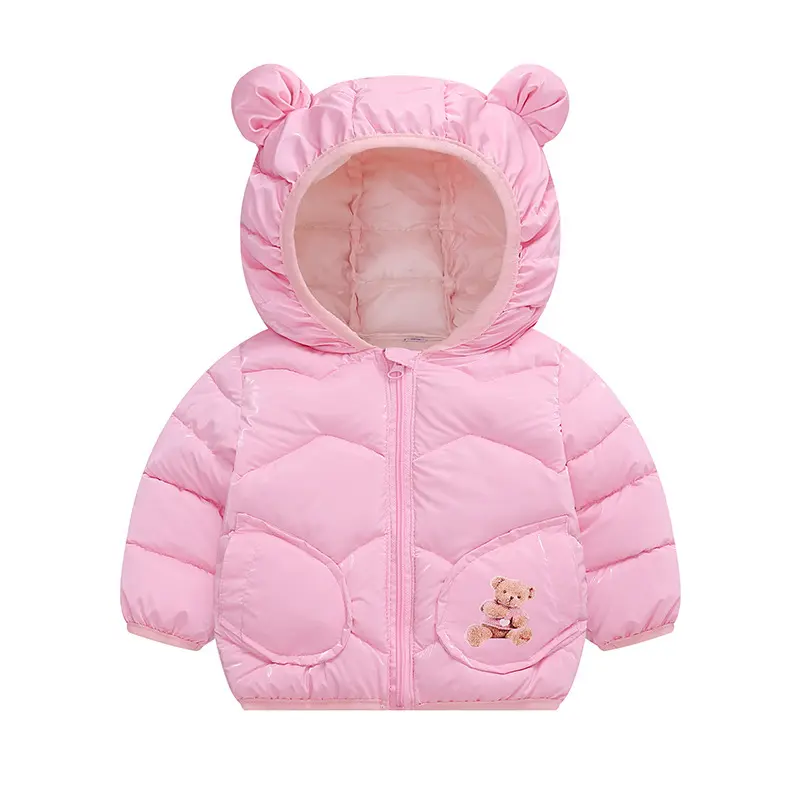 Winter new children's lightweight down cotton-padded jackets for men and women warm cotton-padded jackets for children with baby