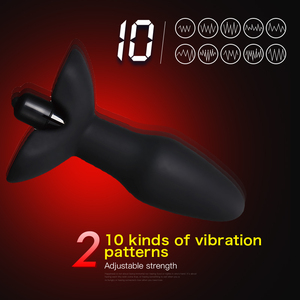 Mainan seks Vibrator silikon steker Anal untuk pria wanita pijat prostat merangsang steker pantat - Product Image 5