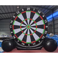 Nuevo estilo Kids Party Rental Inflable Kids Playground Tobogán acuático con piscina Inflable Eye Light Ball