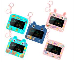 Tavoletta da Disegno <span class=keywords><strong>Mini</strong></span> Creativa e Divertente con Portachiavi, Giocattolo per Studenti, Lavagna a Cristalli Liquidi per Scuola, per Bambini di 5-7 Anni, in Plastica - Product Image 2