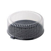 Boîtes à gâteaux transparentes en PET de 3/4/6/7/8/9/10/11/12/14 pouces pour gâteaux au chocolat, mousses, gâteaux ronds/carrés, cheesecakes, emballages alimentaires personnalisables