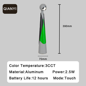 Lampe de bureau LED sans fil réglable en aluminium, style nordique moderne et simple, avec port USB <span class=keywords><strong>pour</strong></span> l'étude - Product Image 5