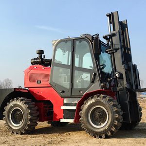 Phổ biến nhất New 4WD tất cả bốn bánh xe Ổ Đĩa 5t 4t khớp nối off road xe nâng <span class=keywords><strong>DIESEL</strong></span> cho địa hình gồ ghề bền Xe Tải xe nâng - Product Image 5