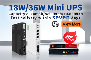 Mini <span class=keywords><strong>UPS</strong></span> 5V 12V 9V 24V pour équipement Internet, mini <span class=keywords><strong>onduleur</strong></span> DC portable pour routeurs Wi-Fi - Product Image 2