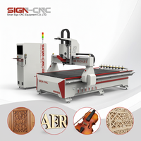 Router CNC Industrial de Alta Precisión y Bajo Precio para Tallado, Máquina de Grabado de Alta Velocidad 4*8 pies, Router CNC ATC