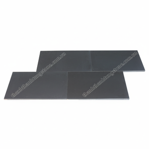 Lot de pierres de roche naturelle du Vietnam, en basalte noir, colorés, coupe à la taille, bloc, emballage de Surface, matériau de couleur lave, vente en gros - Product Image 1