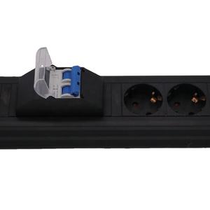 16a/32a 1.5U 6 שקעים שקע pdu חשמלי גרמני אירופאי עם יחידת חלוקת חשמל מפסק מעגלים - Product Image 5