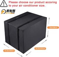 Hvac climatiseur extérieur unité Protection couverture eau et anti-poussière système de climatisation couverture extérieure décorative AC couverture