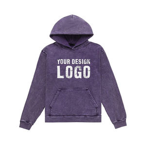 Nouveau design, sweat-shirt pour homme en coton uni, teinture par pulvérisation, surdimensionné, mode décontractée, épaules tombantes, pull ample, sweat-shirt pour homme - Product Image 1