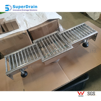 Drain de gouttière de piscine personnalisé en acier inoxydable 304/316, accessoires d'évier de cuisine commerciale, grilles de drainage de Trench