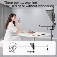 Téléprompteur pliable en ABS avec télécommande pour appareil photo reflex numérique portable OEM, tablette et smartphone, pour la photographie de produits et de portraits