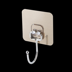 Nahe <b>Adhesive</b> Wall <b>Hook</b> Metal <b>Hook</b> Removable Kitchen Bathroom <b>Hook</b> No Drilling Required - Product Image 1