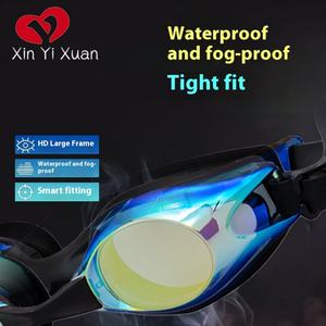 Lunettes de natation sportives personnalisées OEM pour adultes, anti-buée, anti-UV, en PC et silicone, réglables, différentes couleurs, vente chaude - Product Image 5
