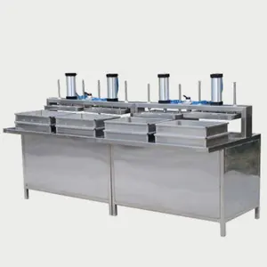 High Efficiency Tofu Four-station Pneumatic Forming Machine/Small tofu making machine