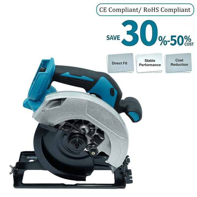 18V Brushless Cordless Circular Saw Portable 0-50° Bevel Cut Lithium Electric Saw for Wood Construction Carpentry
