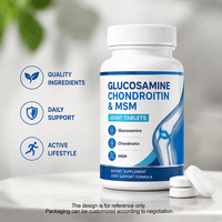 Comprimés pour les articulations avec glucosamine, chondroïtine et MSM |   Complément alimentaire quotidien pour la santé des articulations des adultes |   Marque privée