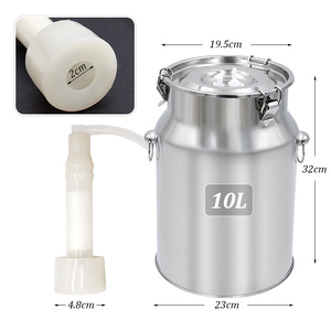 Thấp price10l tự động bò sữa dê cừu sữa máy xách tay điện bò dê vắt sữa máy trên bán - Product Image 6