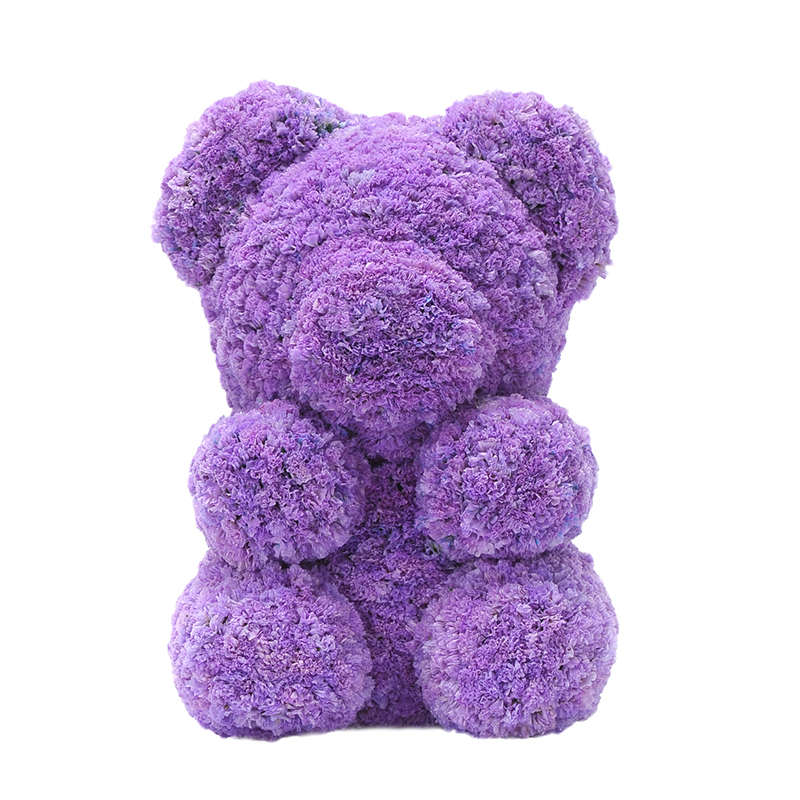 Hot Wholesale Small 25センチメートルRose Bear Teddy Real Flower Bear ValentineためのDay Girlfriend Gift