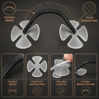 Clip nasal magnétique en silicone anti-ronflement certifié CE et RoHS, hypoallergénique, dilatateur nasal oxygénant pour hommes et femmes