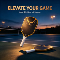 Raquette de pickleball professionnelle Influence VS-HELIOS pour adolescents et adultes, approuvée aux États-Unis, de niveau compétition, ensemble complet, fibre de carbone T700 PP 225g
