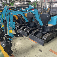 Mini-excavatrice sur chenilles de 1 tonne, moteur Euro5 EPA, nouvelle ferme chinoise Jiushan