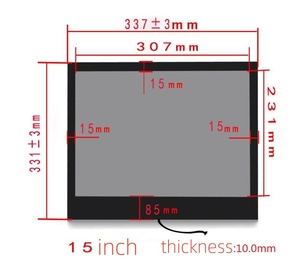 Pantalla de publicidad <span class=keywords><strong>LCD</strong></span> transparente de 15 pulgadas para Centro Comercial tienda minorista ascensor Wayfinding educación y pantalla de bienvenida - Product Image 3
