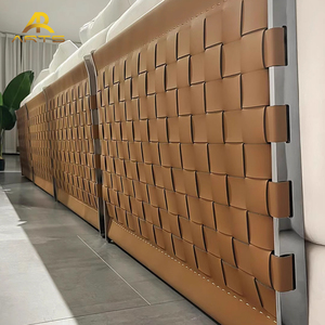 Juego de sofás de <span class=keywords><strong>3</strong></span> plazas modernos de alta calidad al por mayor, sofás y sofás cómodos para Villa, muebles de cuero para sala de estar - Product Image 5