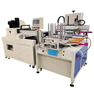Full Automatic Ruler Screen Printing Machine For Print Triangle Ruler Protractor Straightedge