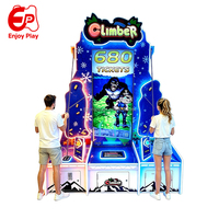 Juego de Arcade de Escalada en Roca, Gran Oferta, Doble Jugador, Operado con Monedas, con Sistema de Redención de Tickets, 120 Pulgadas, para Centros Comerciales, FEC, OEM