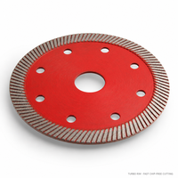 Disque diamanté turbo ultra-fin pour coupe d'angle, lame pour carrelage en porcelaine et céramique, pour travaux de précision et finitions OEM