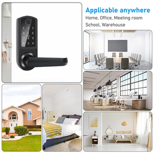 Serrure de porte numérique à empreintes digitales anti-espionnage avec application TTLock 5 en 1 pour la maison/<span class=keywords><strong>Airbnb</strong></span>/appartement - Product Image 6