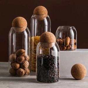 Factory Sale Various Bottom Spice Storage Set Empty Jars Glass Wholesale