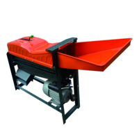 Décortiqueuse de maïs motorisée à rouleau unique haute efficacité, petite, portable, pour usage domestique, capacité 700 kg/h, haute productivité pour le riz