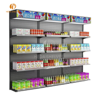 Personnalisé Double face Rayonnage de Gondole De Supermarché/Détail/Magasin Présentoir et Support pour le prix d'usine