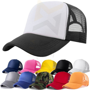 Usa Warehouse Envío gratis Sublimación <span class=keywords><strong>Gorras</strong></span> de camionero <span class=keywords><strong>personalizadas</strong></span> en blanco Gorra de espuma con logotipo estampado de malla de béisbol deportivo - Product Image 1
