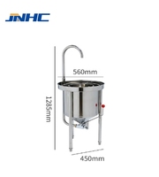 Machine de nettoyage de grains de café de riz multifonctionnelle 25kg/50kg/100kg Machine à laver le riz à circulation d'eau économe en eau