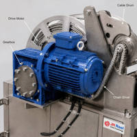 Treuil optoélectronique marin S304 200 kg avec anneau collecteur composite pour véhicule minier sous-marin, usage industriel extérieur, longueur 200 m